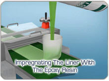 Impregnating the Liner